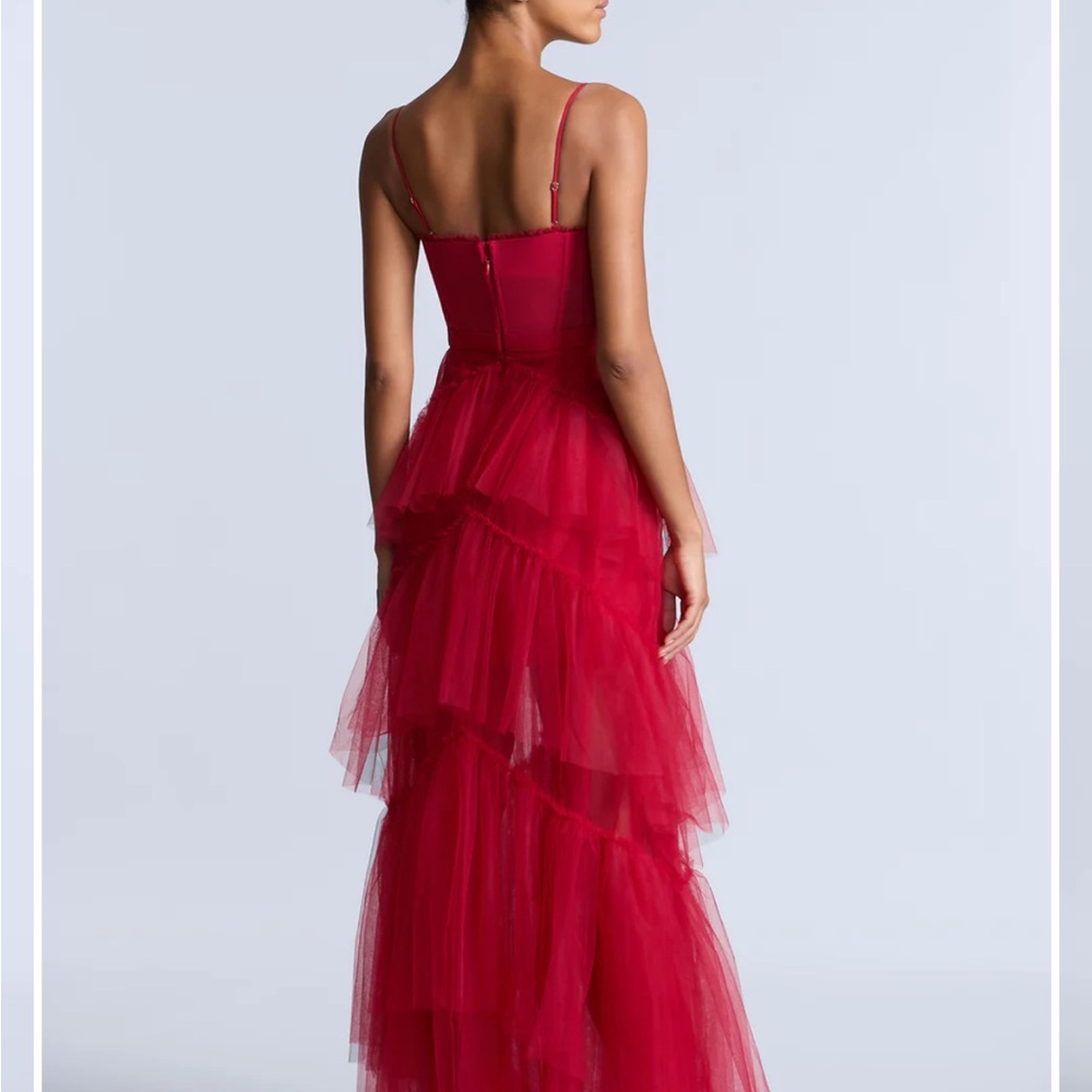 Elegant Red Evening Gown